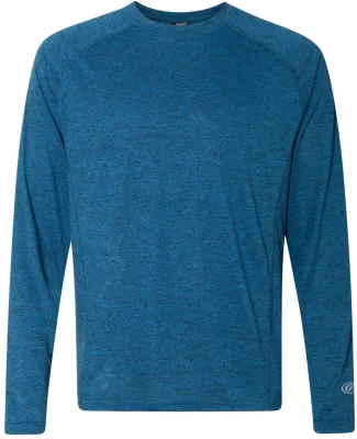 Rawlings 8191 Performance Cationic Long Sleeve T-S Heather Navy