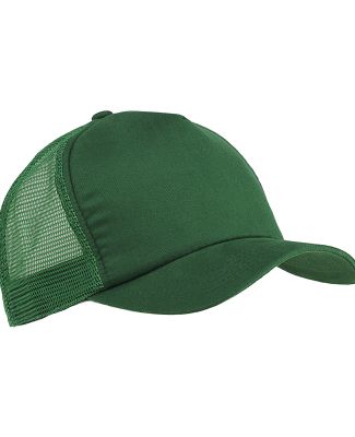 BX010 Big Accessories 5-Panel Twill Trucker Cap FOREST