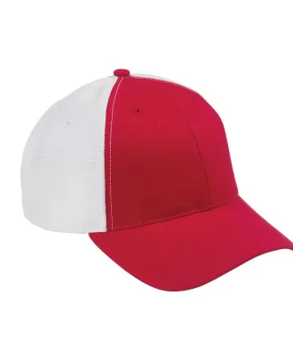 OSTM Big Accessories Old School Baseball Cap with  RED/ WHITE