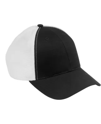 OSTM Big Accessories Old School Baseball Cap with  BLACK/ WHITE