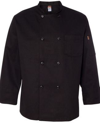 Chef Designs KT76 Black Traditional Chef Coat Black