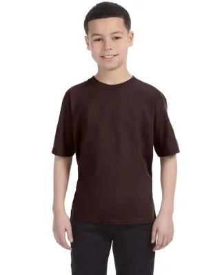 Anvil 990B Combed Ring Spun Cotton Fashion Youth T in Chocolate
