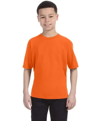 Anvil 990B Combed Ring Spun Cotton Fashion Youth T in Neon orange