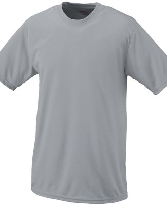 Augusta 790 Mens Wicking T-Shirt in Silver grey