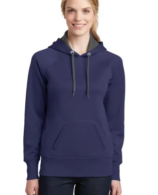 Sport Tek LST250 Sport-Tek Ladies Tech Fleece Hood True Navy