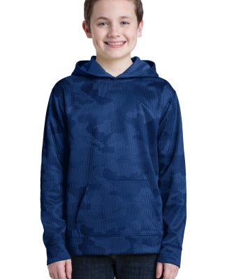 Sport Tek YST240 Sport-Tek Youth Sport-Wick CamoHe in True royal