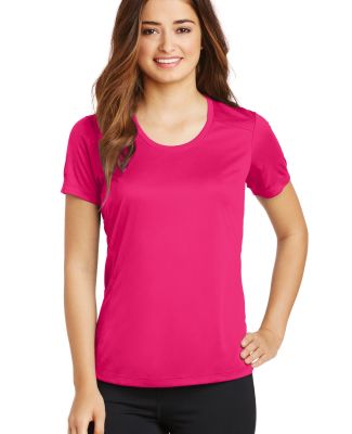 Sport Tek LST380 Sport-Tek Ladies PosiCharge Eleva in Pink raspberry