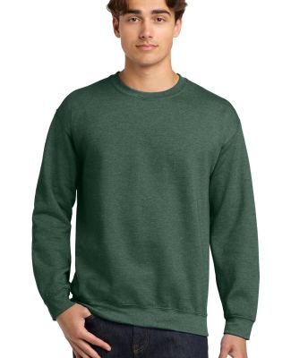 Gildan 18000 Sweatshirt Heavy Blend 50/50 Fleece C in Hth dark green