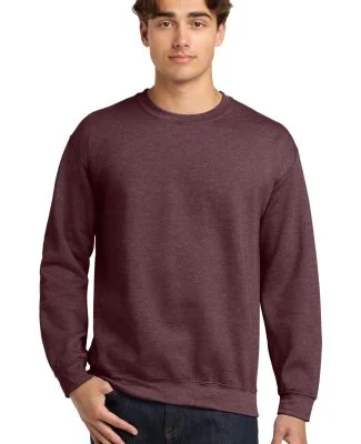 Gildan 18000 Sweatshirt Heavy Blend 50/50 Fleece C in Hth dark maroon