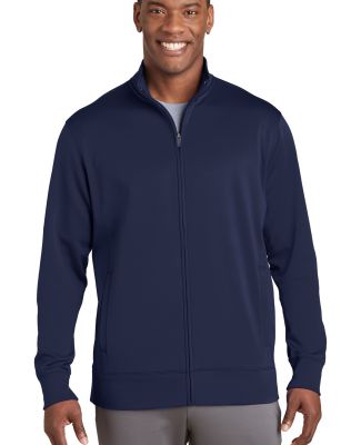 Sport Tek ST241 Sport-Tek Sport-Wick Fleece Full-Z in Navy