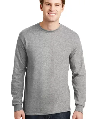 Gildan 8400 5.6 oz. Ultra Blend 50/50 Long-Sleeve  in Sport grey