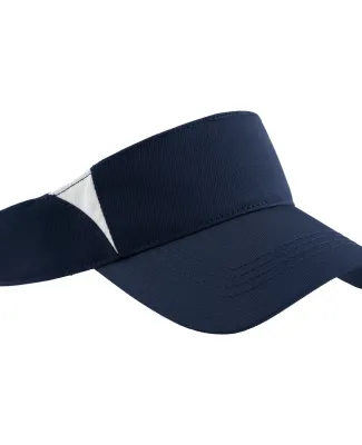 Sport Tek STC13 Sport-Tek Dry Zone Colorblock Viso in True navy/whit