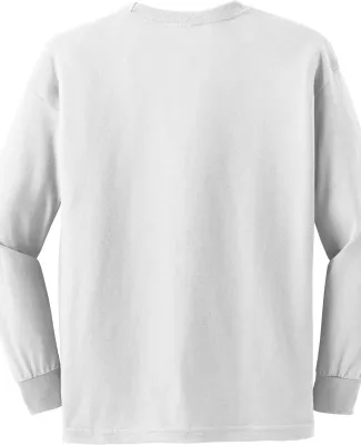 Gildan 2400B Youth 6.1 oz. Ultra Cotton® Long-Sle in White