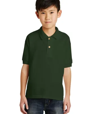 8800B Gildan Youth 5.6 oz. Ultra Blend® 50/50 Jer in Forest green