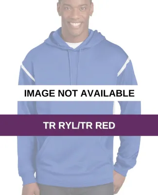 Sport Tek TST246 Sport-Tek Tall Tech Fleece Colorb Tr Ryl/Tr Red