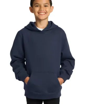 Sport Tek YST254 Sport-Tek Youth Pullover Hooded S in True navy