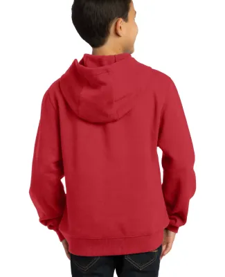 Sport Tek YST254 Sport-Tek Youth Pullover Hooded S True Red
