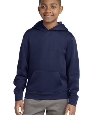 Sport Tek YST244 Sport-Tek Youth Sport-Wick Fleece in Navy