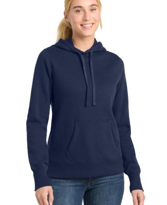 Sport Tek LST254 Sport-Tek Ladies Pullover Hooded in True navy