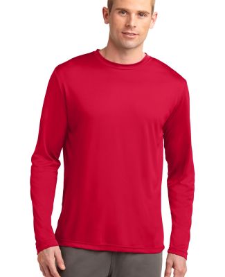 Sport Tek TST350LS Sport-Tek Tall Long Sleeve Posi in True red