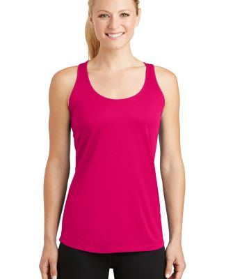 Sport Tek LST356 Tank in Pink raspberry