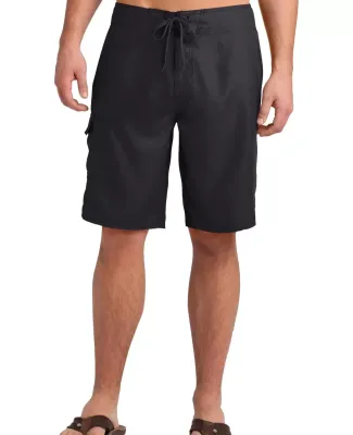 District DT1020 CLOSEOUT  Young Mens Boardshort Black