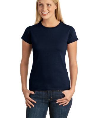 64000L Gildan Ladies 4.5 oz. SoftStyle™ Ringspun in Navy