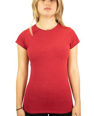 64000L Gildan Ladies 4.5 oz. SoftStyle™ Ringspun in Antiq cherry red