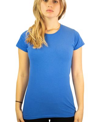 64000L Gildan Ladies 4.5 oz. SoftStyle™ Ringspun in Royal