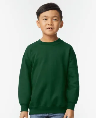 1800B Gildan Youth 7.75 oz. Heavy Blend™ 50/50 Fleece Crew G180B Catalog