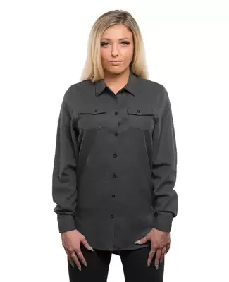 Burnside 5200 Women's Long Sleeve Solid Flannel Shirt Catalog