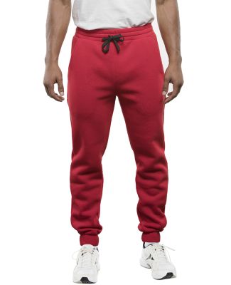 Burnside 8800 Fleece Joggers in Red