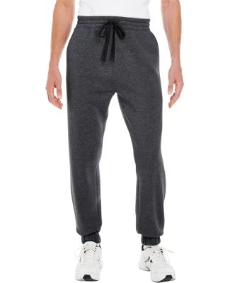 Burnside 8800 Fleece Joggers in Charcoal heather