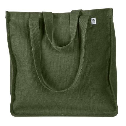 econscious EC8015 6.8 oz. Hemp Market Tote in Olive