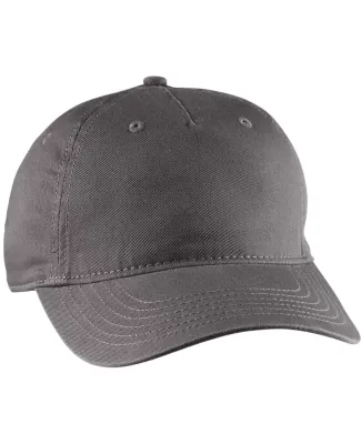 econscious EC7087 Twill 5-Panel Unstructured Hat in Charcoal