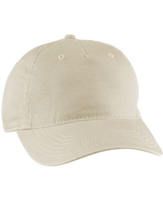 econscious EC7087 Twill 5-Panel Unstructured Hat in Oyster