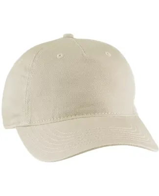 econscious EC7087 Twill 5-Panel Unstructured Hat in Oyster
