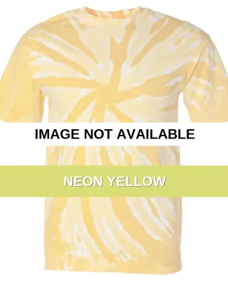 Dyenomite 200TT Tone-on-Tone Pinwheel Short Sleeve Neon Yellow