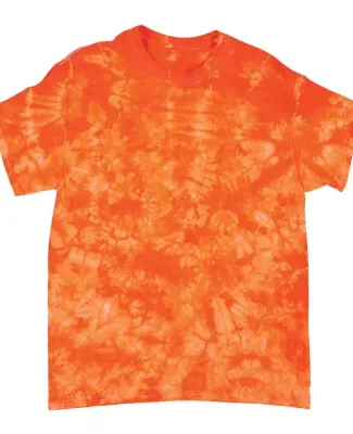 Dyenomite 200CR Crystal Tie Dyed T-Shirts in Orange