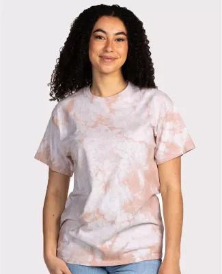 Dyenomite 200CR Crystal Tie Dyed T-Shirts in Sand