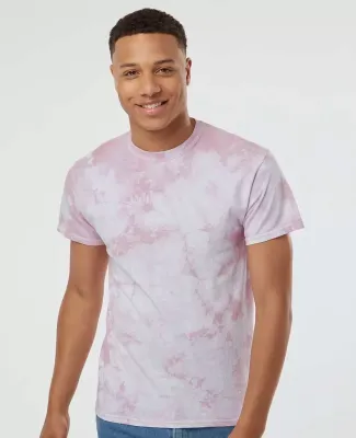 Dyenomite 200CR Crystal Tie Dyed T-Shirts in Rose