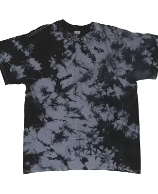 Dyenomite 200CR Crystal Tie Dyed T-Shirts in Black/ grey