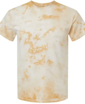 Dyenomite 20BCR Youth Crystal Tie Dye T-Shirt in Honey