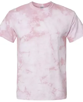 Dyenomite 20BCR Youth Crystal Tie Dye T-Shirt in Rose