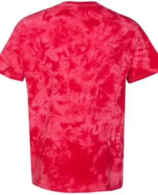 Dyenomite 20BCR Youth Crystal Tie Dye T-Shirt in Red