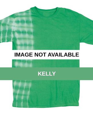 Dyenomite 20BFU Youth Fusion Tie Dye T-Shirt Kelly