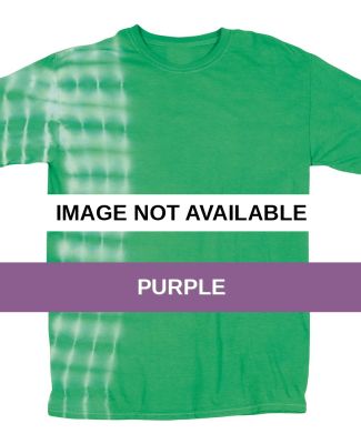 Dyenomite 20BFU Youth Fusion Tie Dye T-Shirt Purple