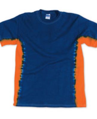 Dyenomite 200TB2 T-Bone Tie Dye T-Shirt Navy/ Orange