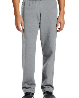 Gildan G184 7.75 oz., 50/50 Open-Bottom Sweatpants in Sport grey