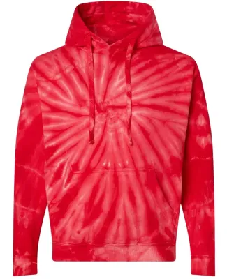 Dyenomite 854CY Cyclone Hooded Sweatshirt in Red